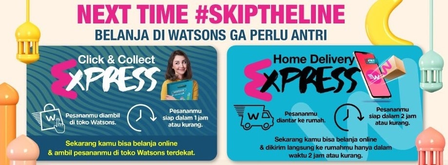 belanja hampers lebaran di watsons ga perlu antri. dengan cara-cara berikut