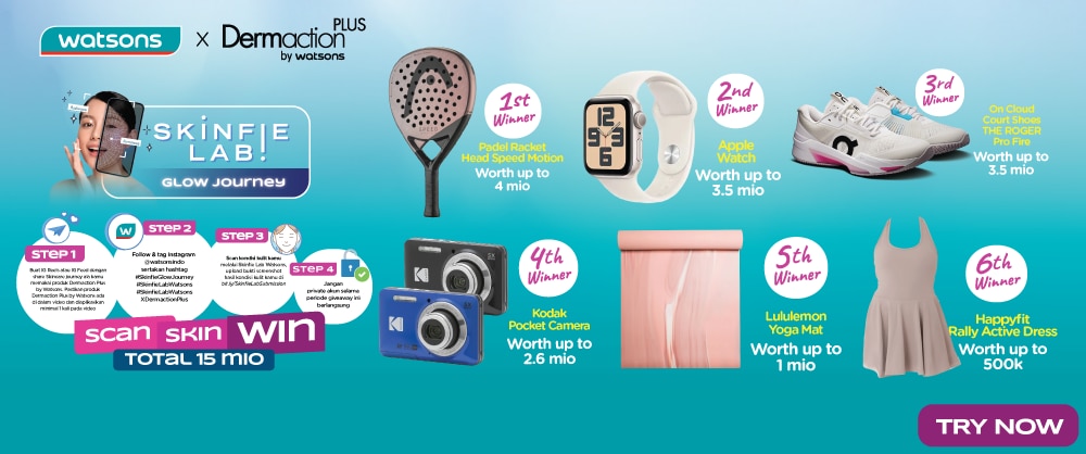promo watsons skinfie x dermaction plus