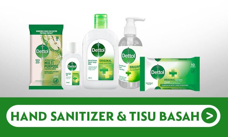 Promo Watsons Dettol Brand Landing Page Tisu Basah Handsanitizer