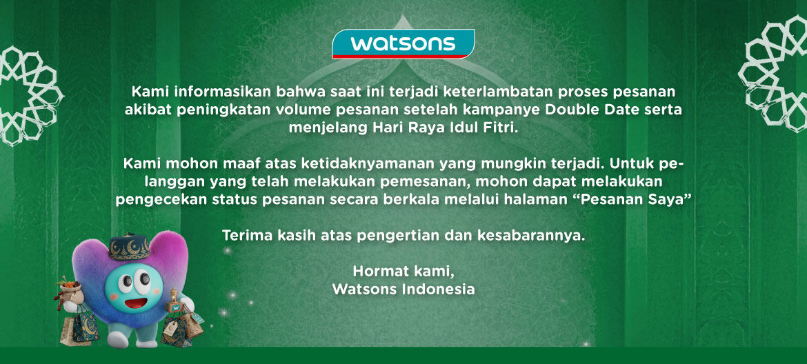 watsons keterlambatan pengiriman