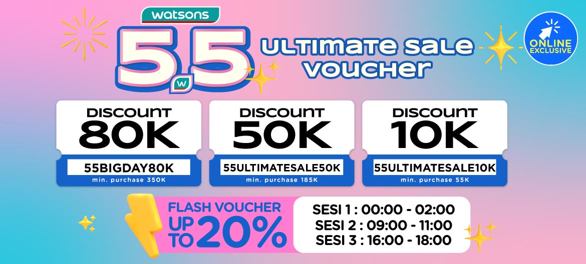 promo watsons 5.5 ultimate sale