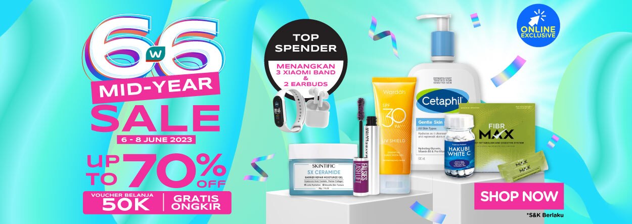 Promo Watsons Mega Day 66 Mid Year Sale 2023