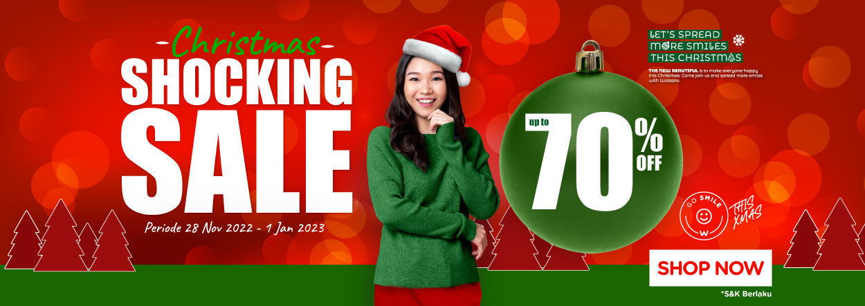 Promo Watsons Chrismas Shocking Sale PCO