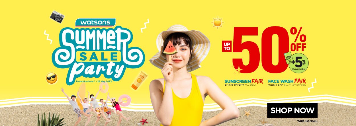 Promo Watsons PCO Summer Sale Party 2023