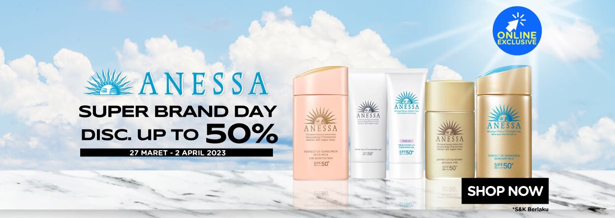 Promo Watsons Anessa Super Brand Day W13 MAret 2023
