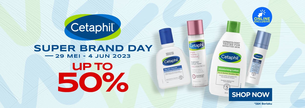 Promo Watsons Cetaphil Super Brand day W22 2023