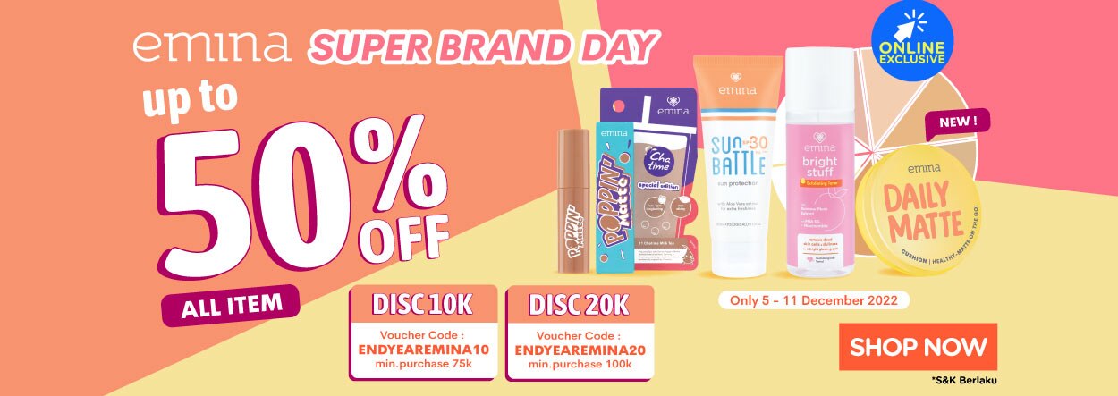 Promo Watsons Emina Super Brand Day