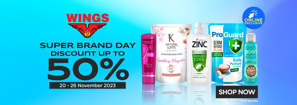 Promo Watsons Sayap Mas Super Brand Day 2023 Wings