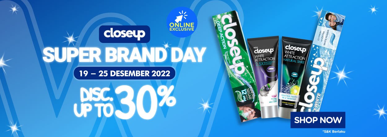 Promo Watsons Close Up Super Brand Day