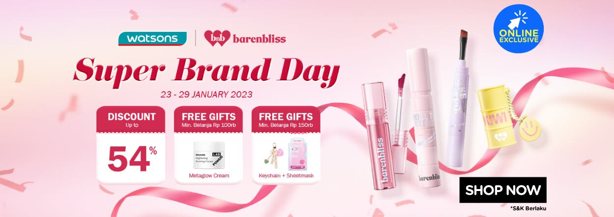 Promo Watsons Barenbliss Super Brand Day #2023