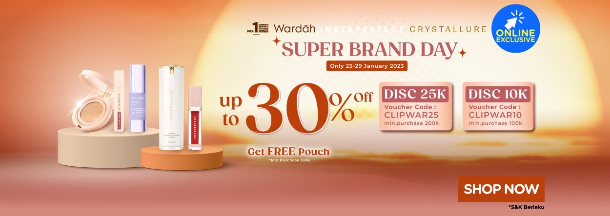 Promo Watsons Wardah Super Brand Day #2023 Paragon