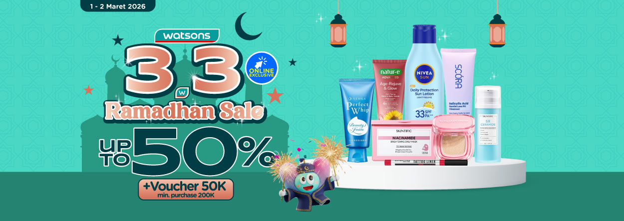 promo watsons 3.3 ramdan sale