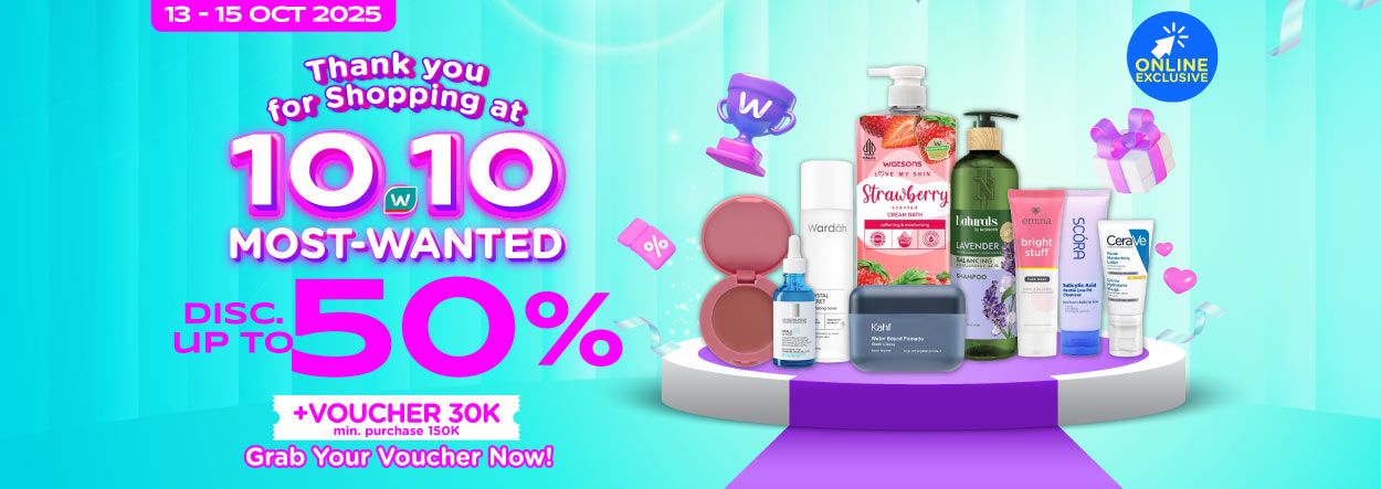 promo watsons 1010 most wanted
