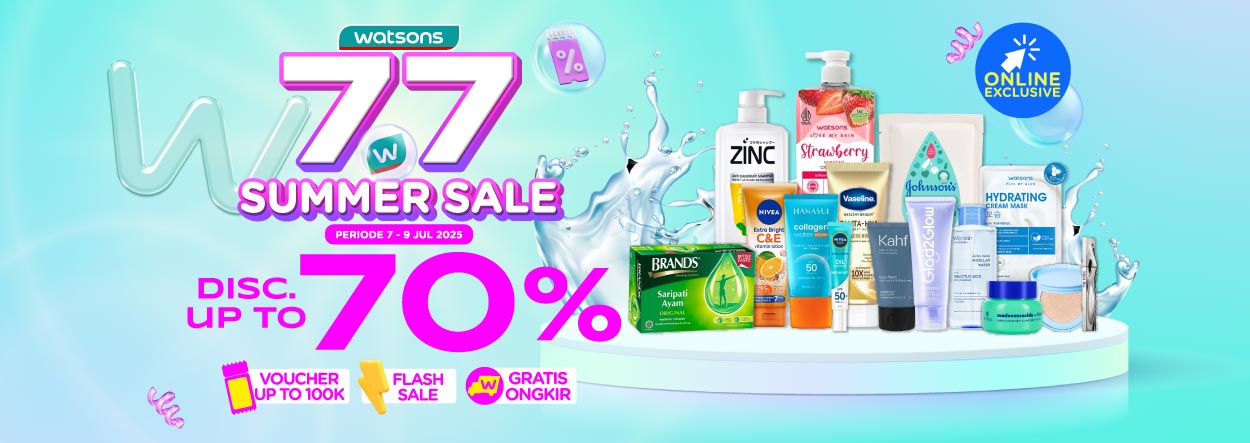 promo watsons 77 summer sale
