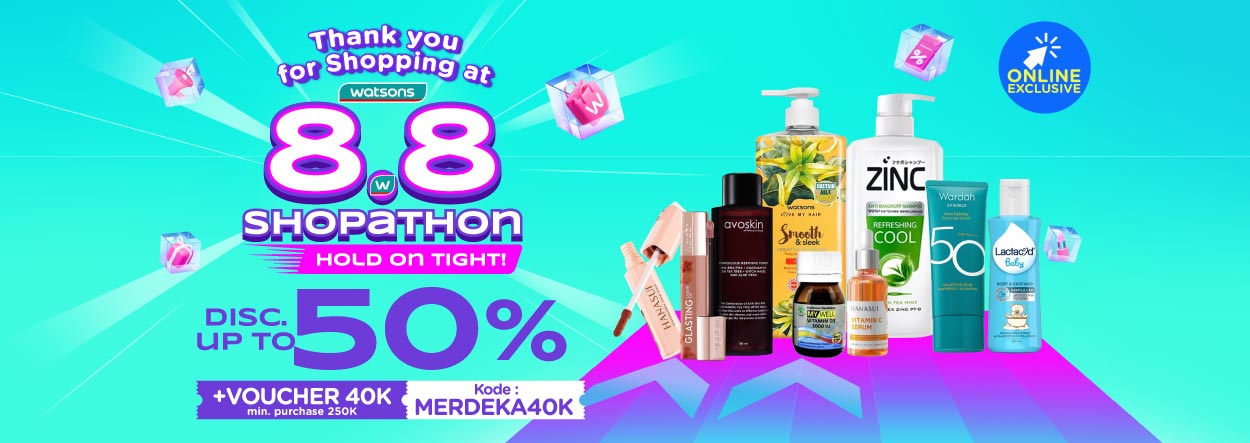 promo watsons 88 shopathon
