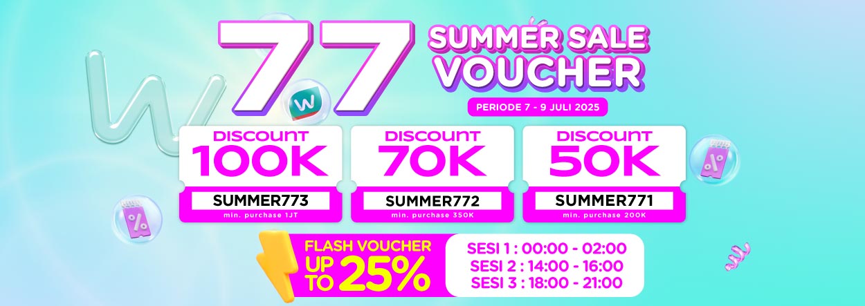 promo watsons 77 summer sale