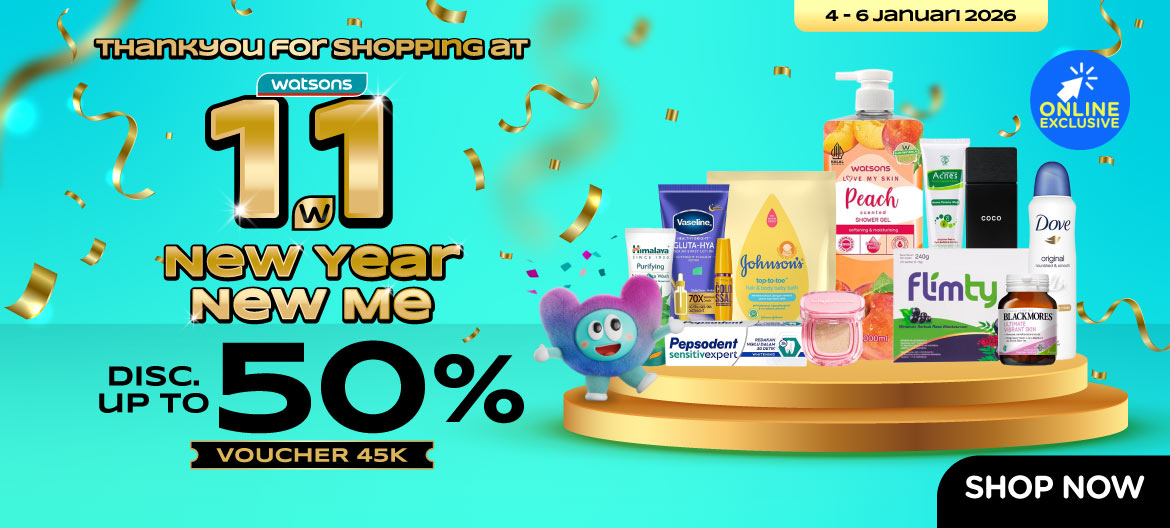 promo watsons 1.1 new year new me