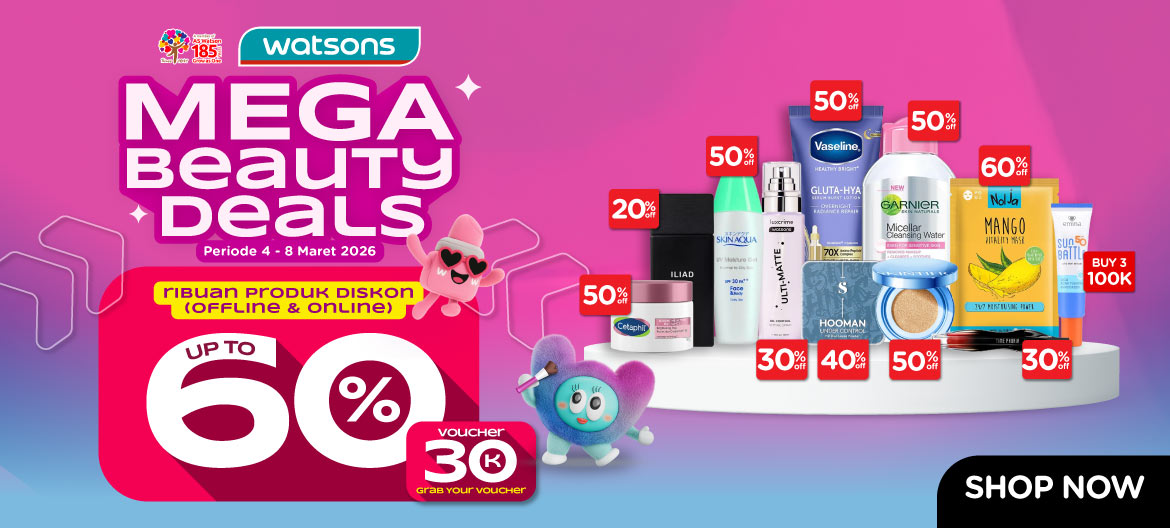 promo watsons mega beauty deals