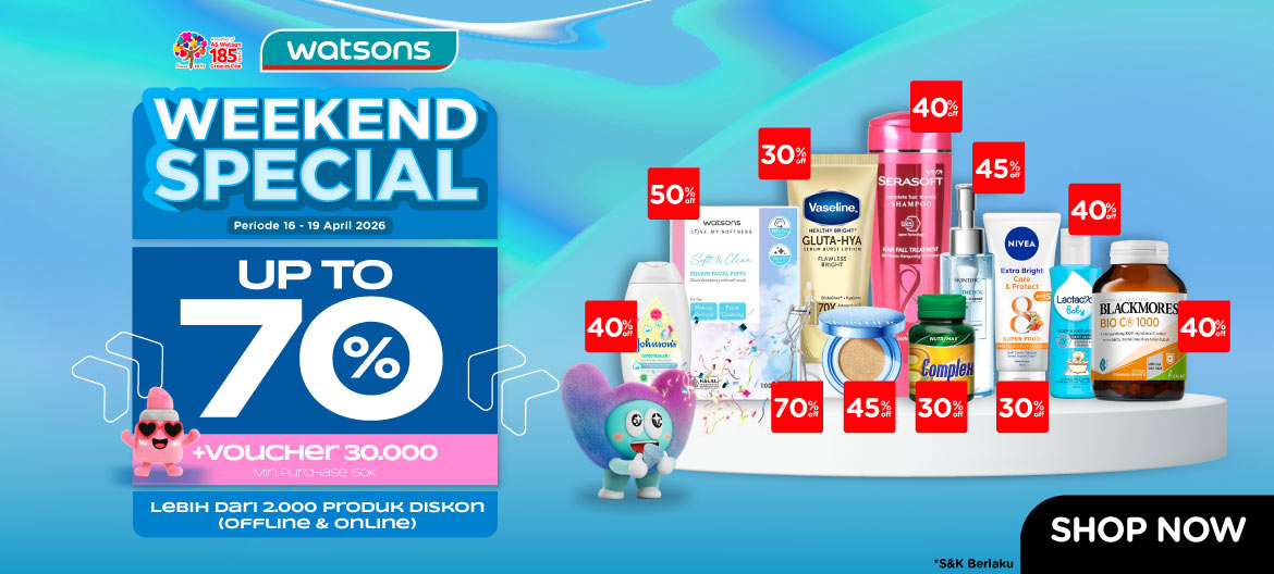 promo watsons weekend special