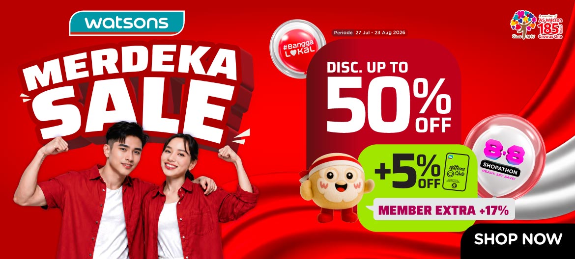 promo watsons merdeka sale image