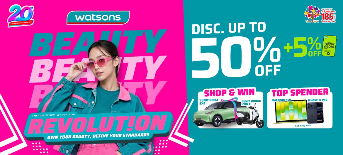 promo watsons beauty revolution image
