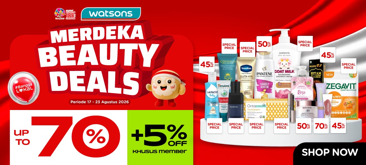 promo watsons merdeka beauty deals image