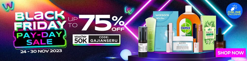 Promo Watsons Black Friday November 2023
