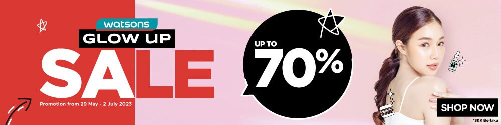 Promo Watsons PCO Glow Up sale 2023 PLP