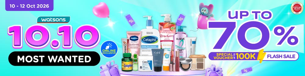 promo watsons 1010 most wanted image