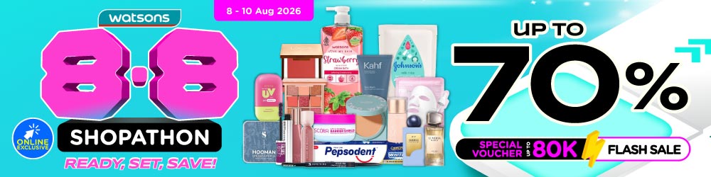 promo watsons 88 shopathon image