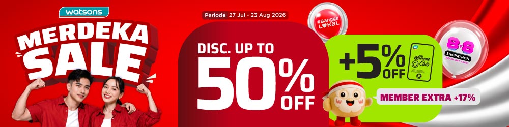 promo watsons merdeka sale image