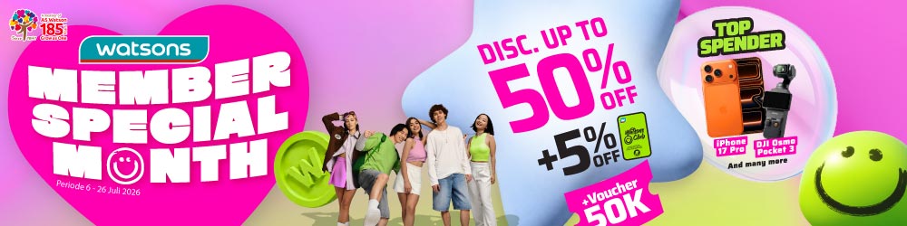 promo watsons member special month