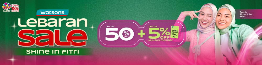promo watsons lebaran sale