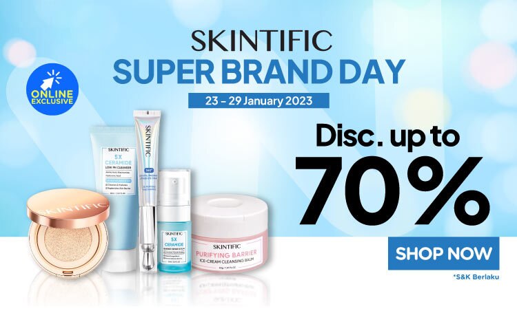 Promo Watsons Skintific Super Brand Day Januari 2023
