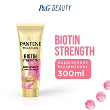 PANTENE Conditioner Anti Rontok Miracles Biotin Strength Perawatan Rambut Pro-V 300ml