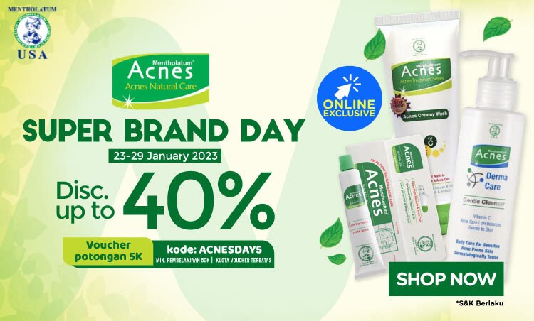 Promo Watsons Acnes Super Brand Day Januari 2023