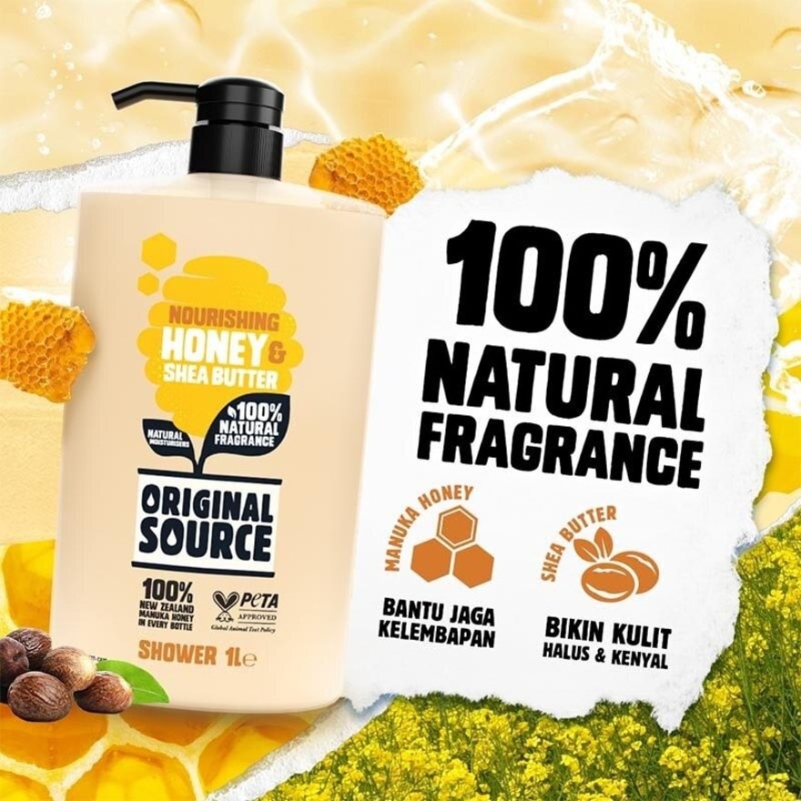 Twin Pack Body Wash Honey Shea Butter 1L-71391.jpg