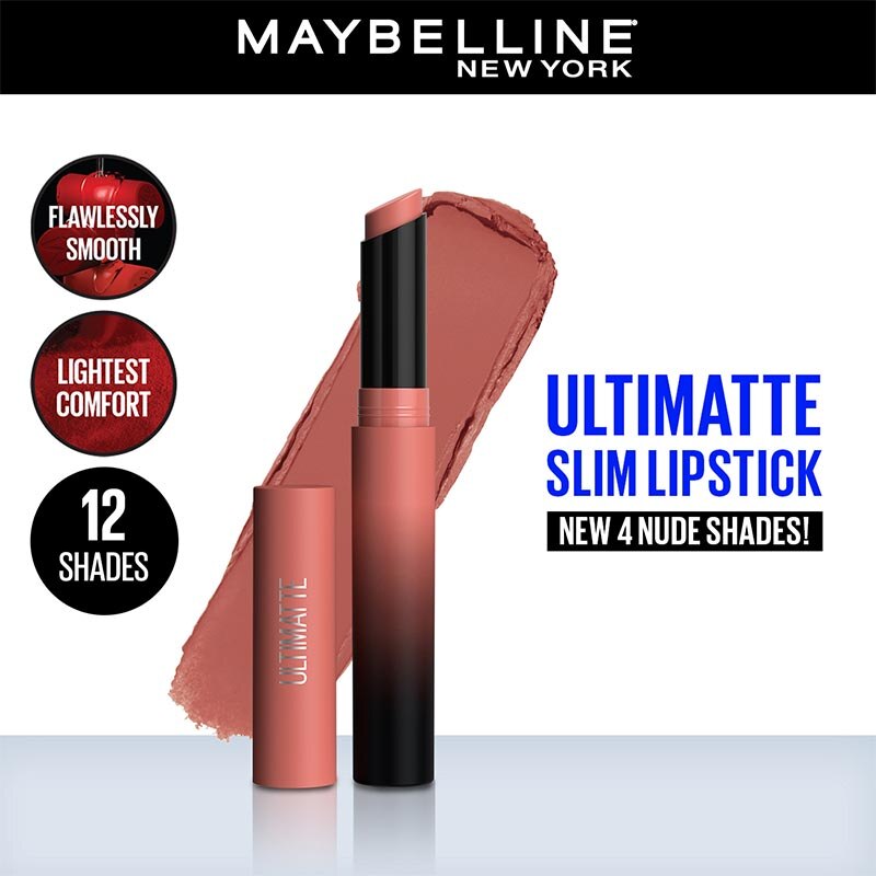 Maybelline's Ultimatte Slim Lipstick Is the Most Comfortable Matte