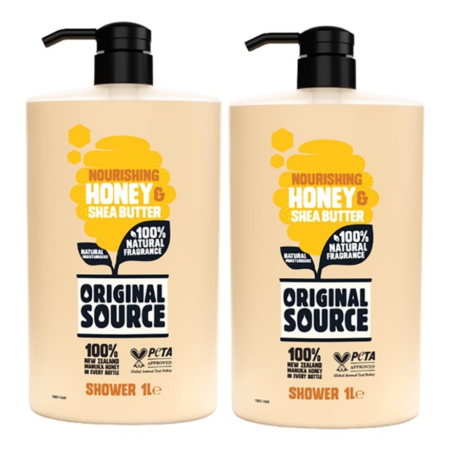 Twin Pack Body Wash Honey Shea Butter 1L-71391.jpg
